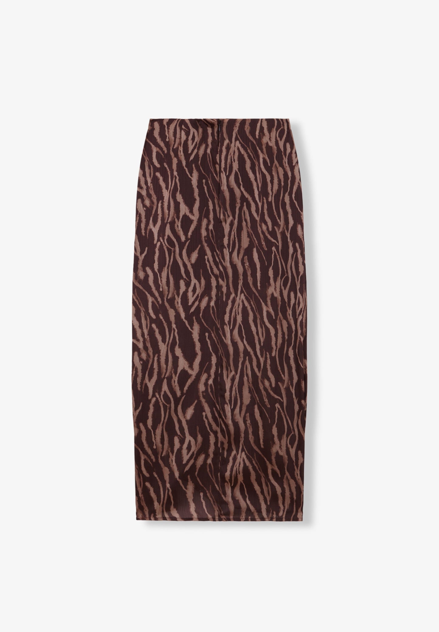 ZEBRA PRINT RUCHED SKIRT