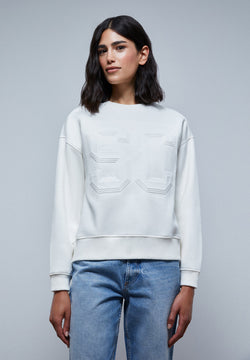SWEATSHIRT WITH LOGO INITIALS