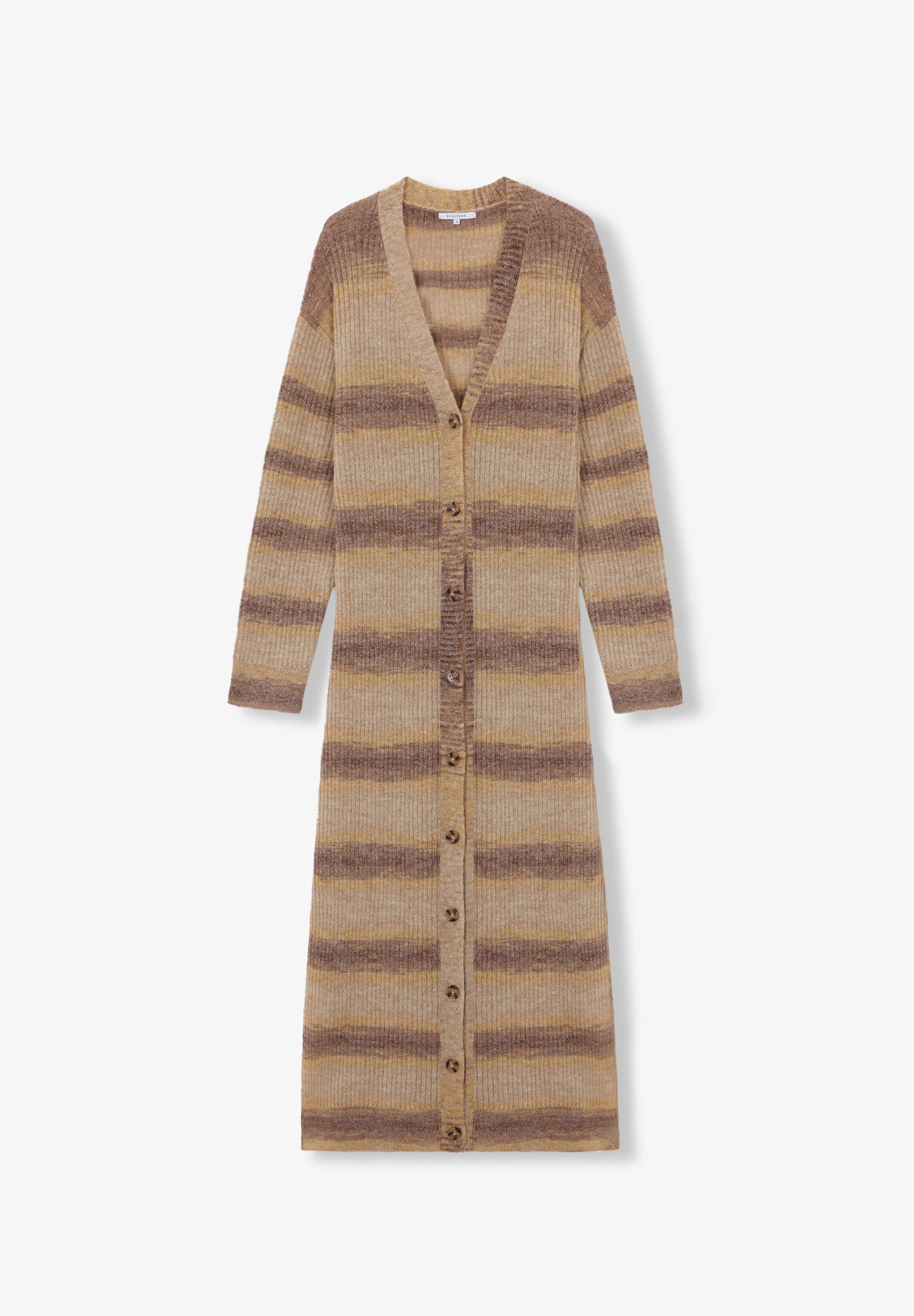 STRIPED KNIT CARDIGAN