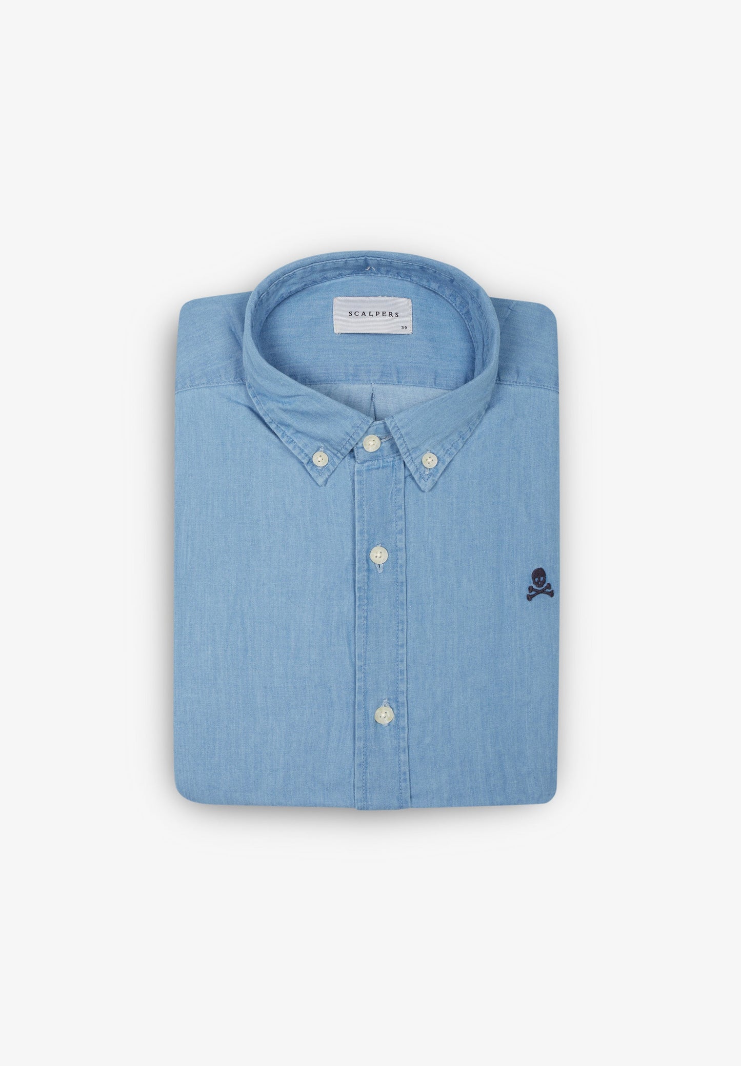 DENIM SHIRT WITH BUTTONS