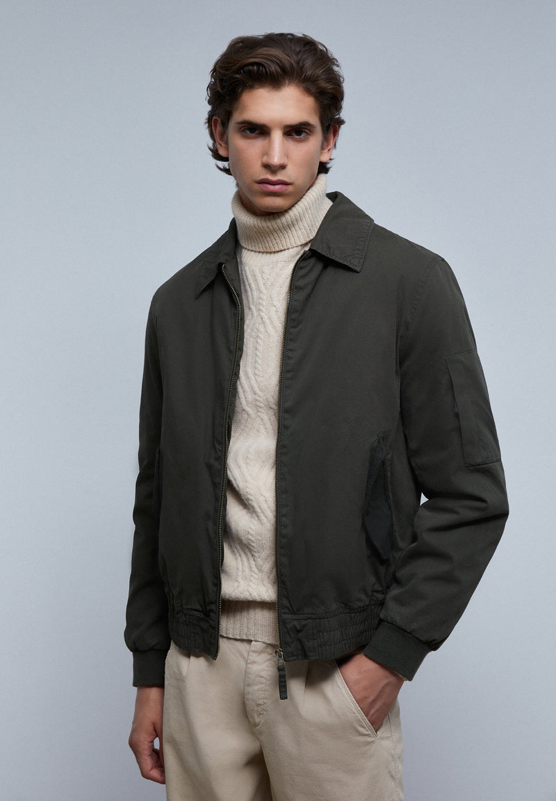 COTTON BOMBER JACKET