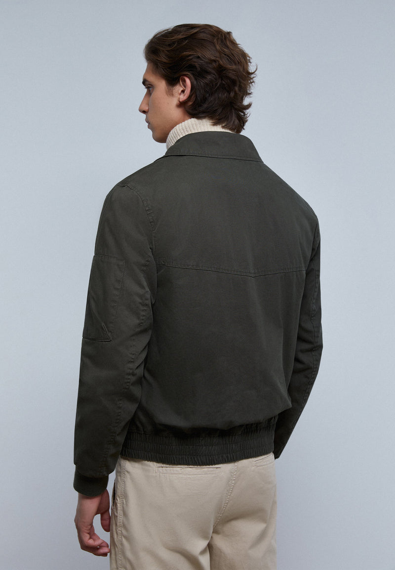 COTTON BOMBER JACKET