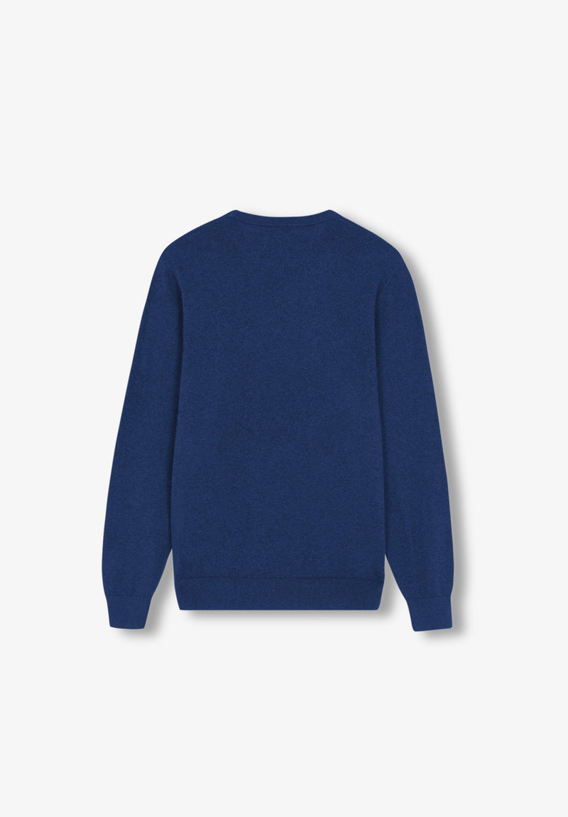 ROUND NECK SWEATER WITH SKULL