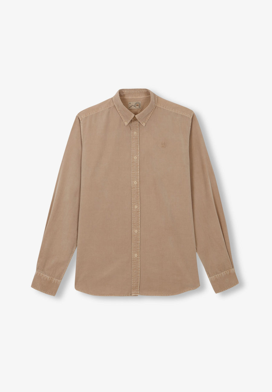 CORDUROY SHIRT WITH SKULL