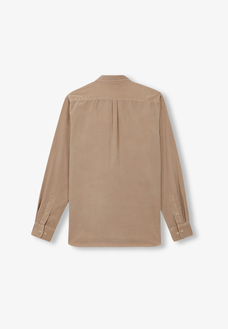 CORDUROY SHIRT WITH SKULL