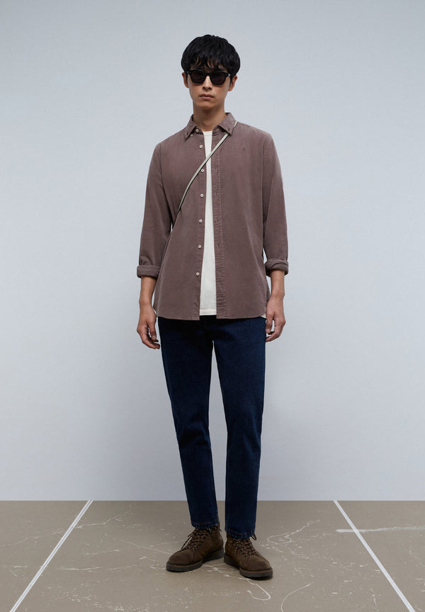 CORDUROY SHIRT WITH SKULL