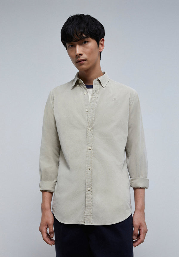 CORDUROY SHIRT WITH SKULL