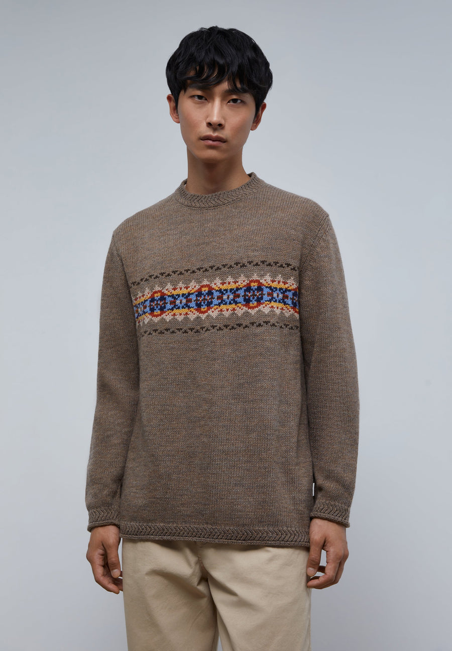 RIBBED-KNIT SWEATER