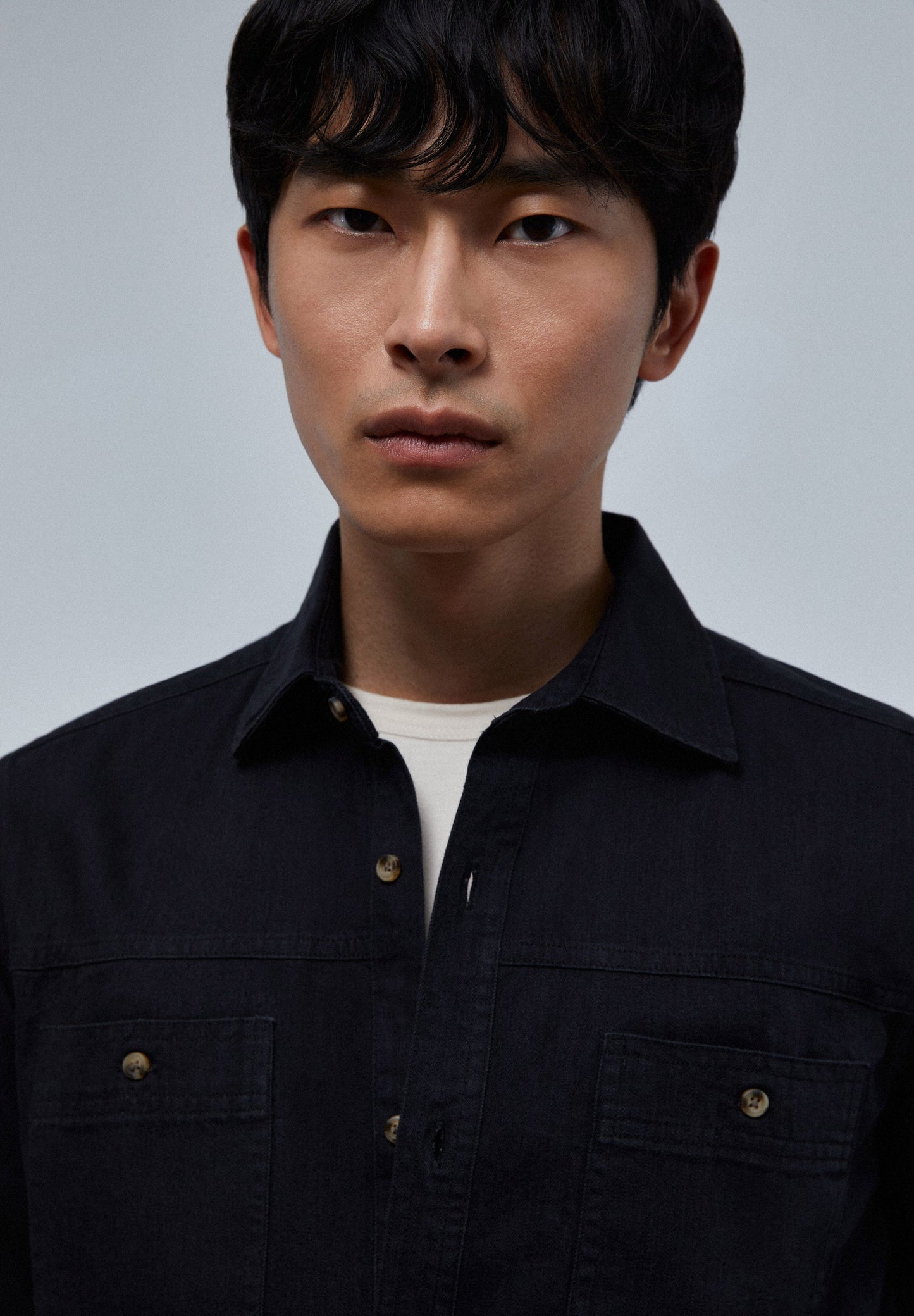 DENIM SHIRT WITH POCKETS