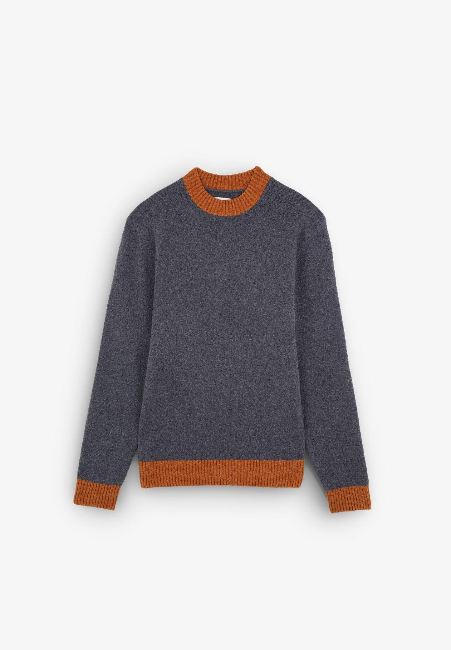 KNIT SWEATER WITH CONTRAST DETAIL
