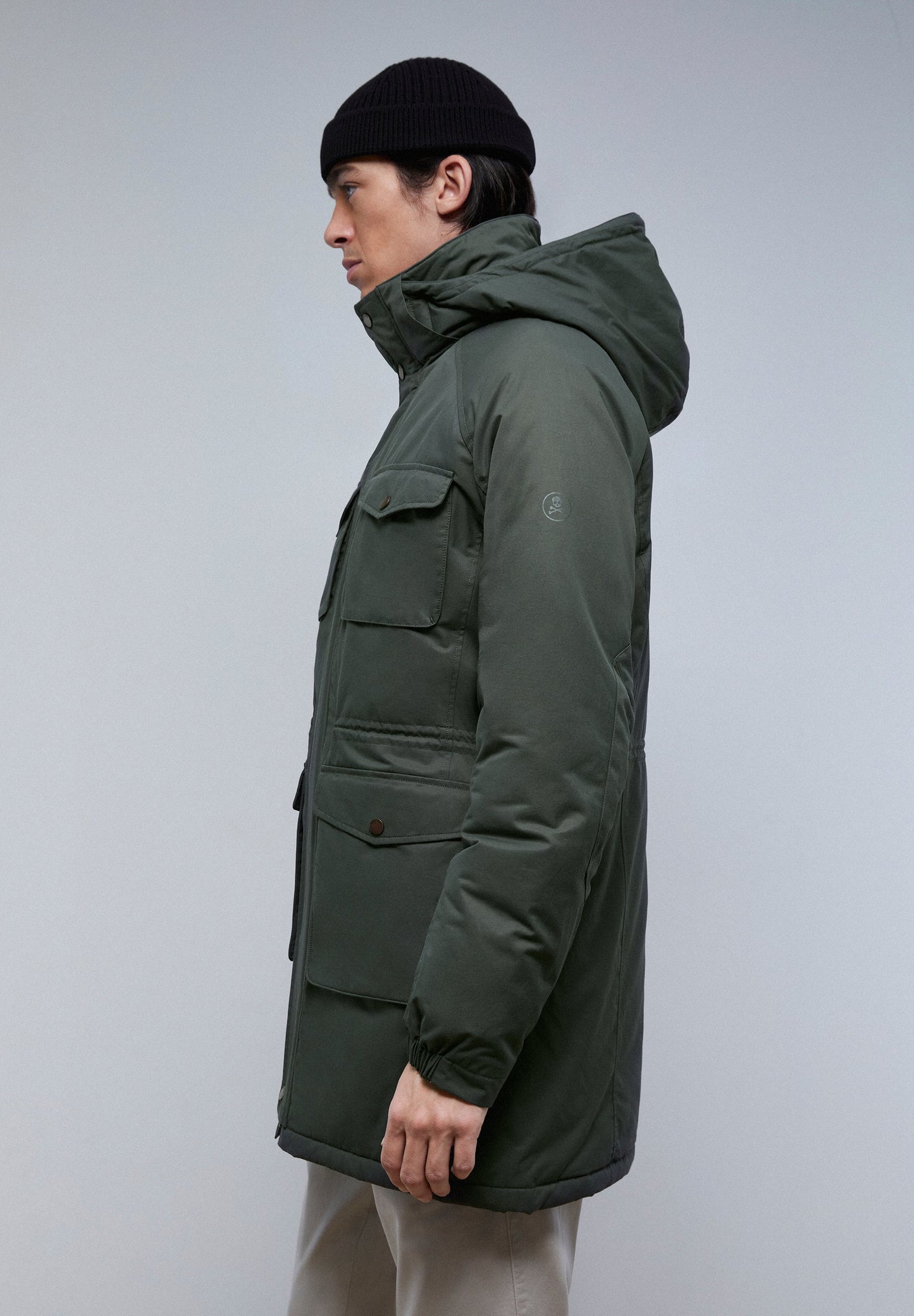 WATER REPELLENT PARKA WITH POCKETS
