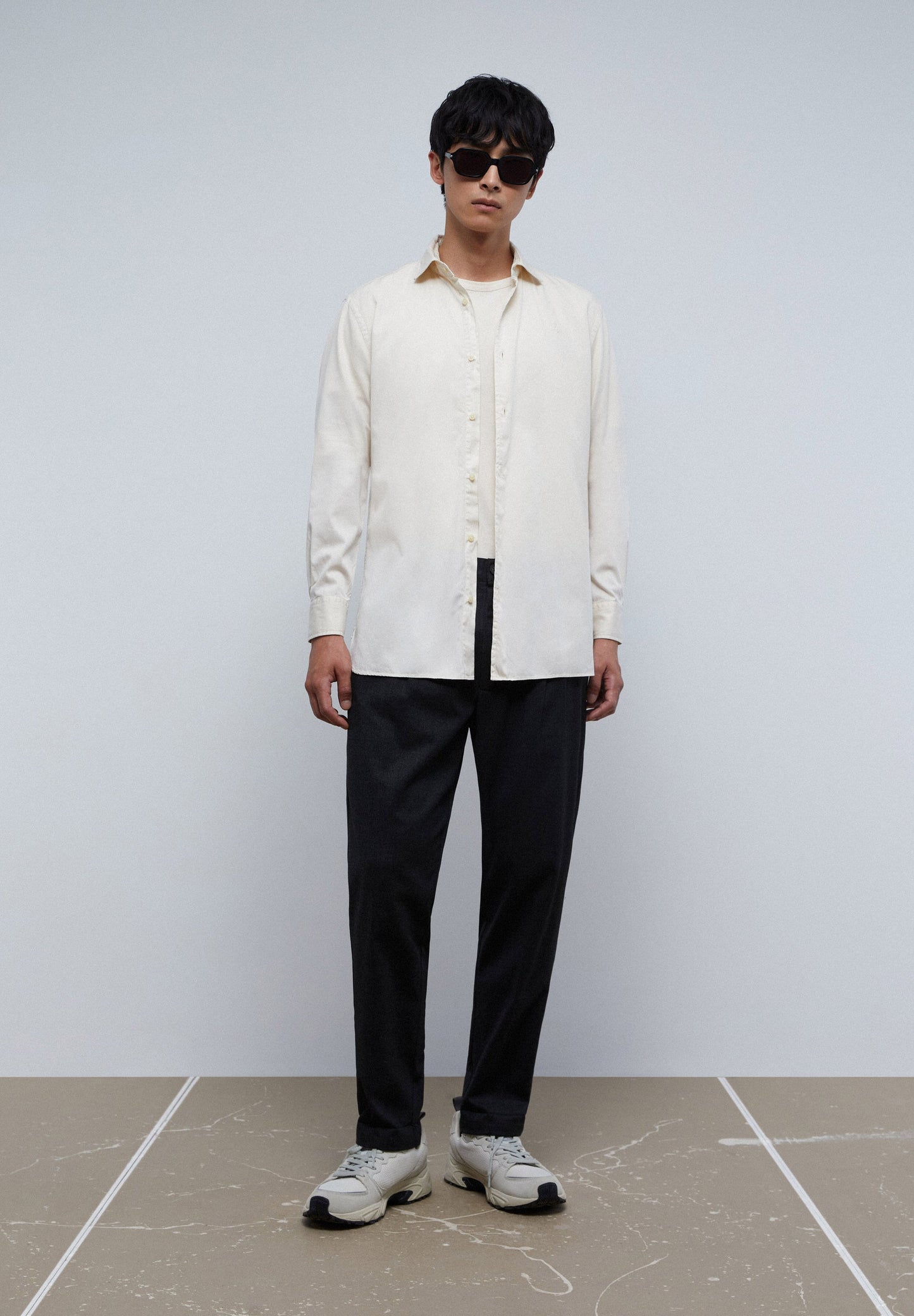 FADED SHIRT WITH SKULL