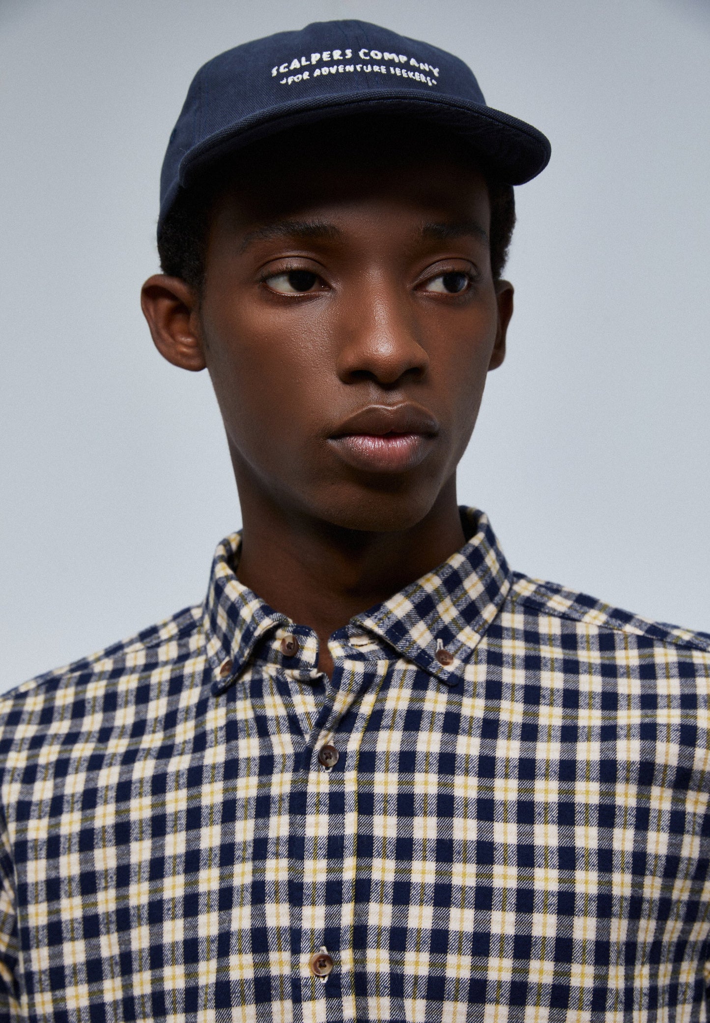 TARTAN SHIRT WITH A BUTTON-DOWN COLLAR