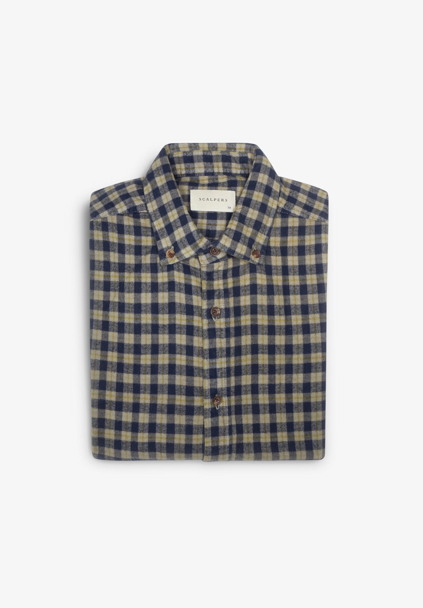 TARTAN SHIRT WITH A BUTTON-DOWN COLLAR