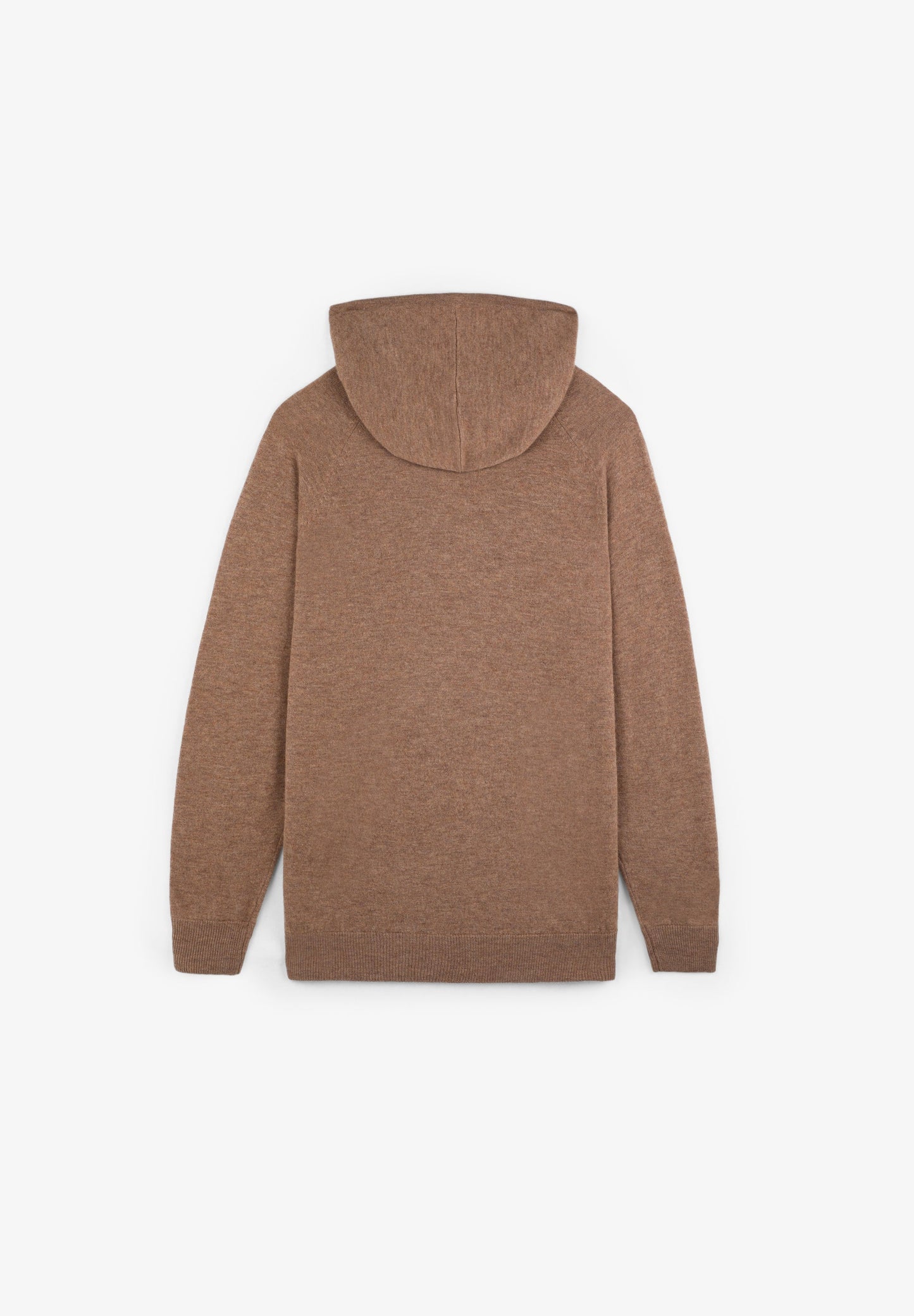 MERINO WOOL SWEATER WITH HOOD