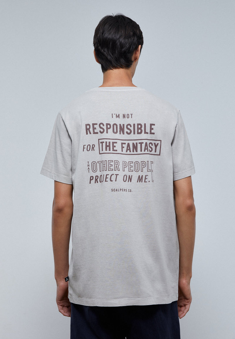 FADED PRINT T-SHIRT