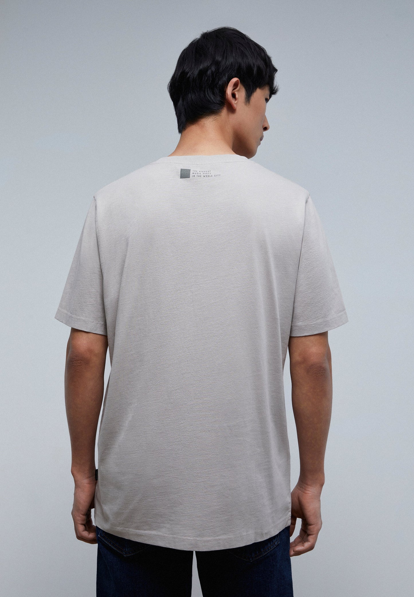 FADED FESTIVAL T-SHIRT WITH FRONT PRINT