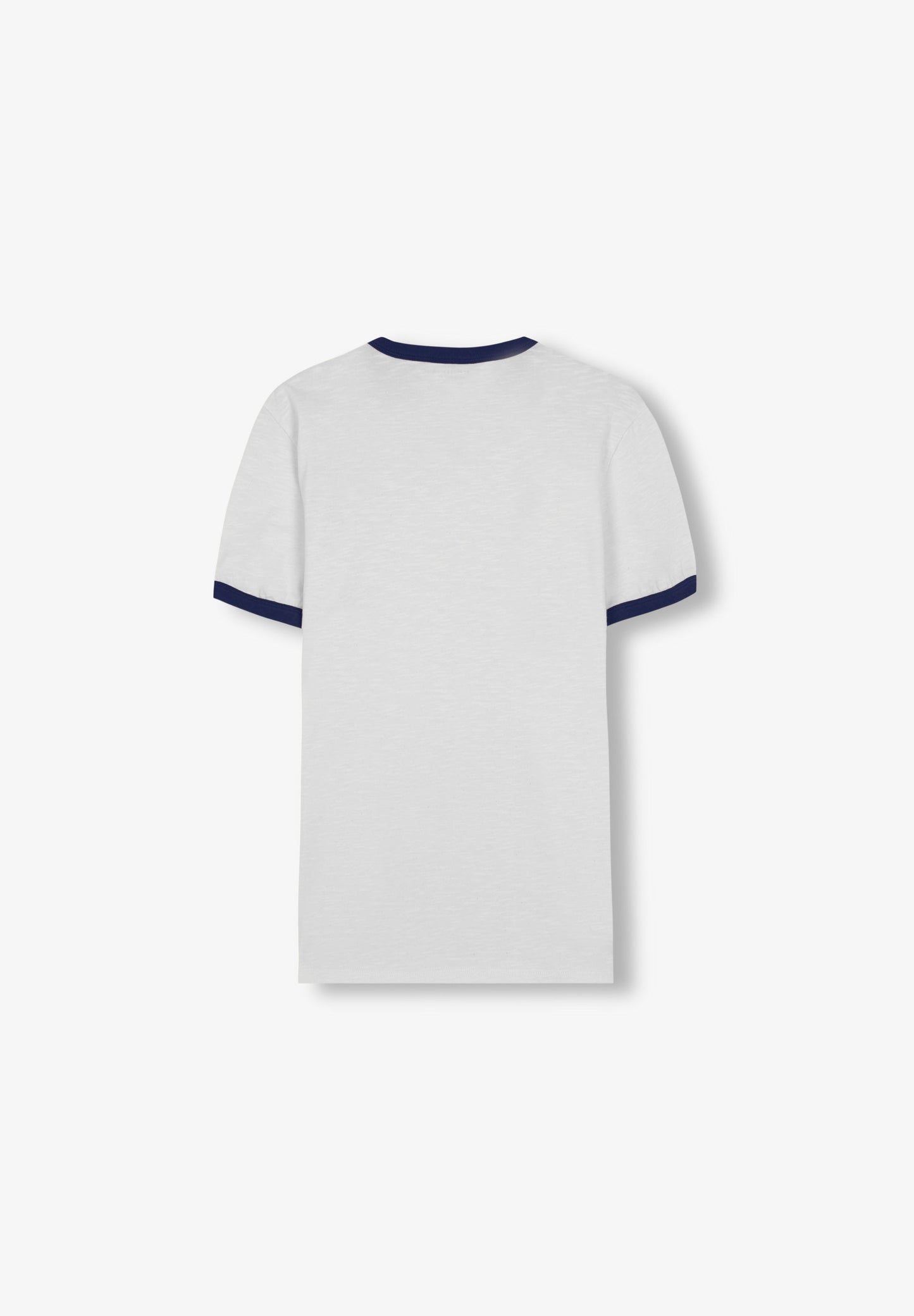 CONTRAST SLUB KNIT T-SHIRT