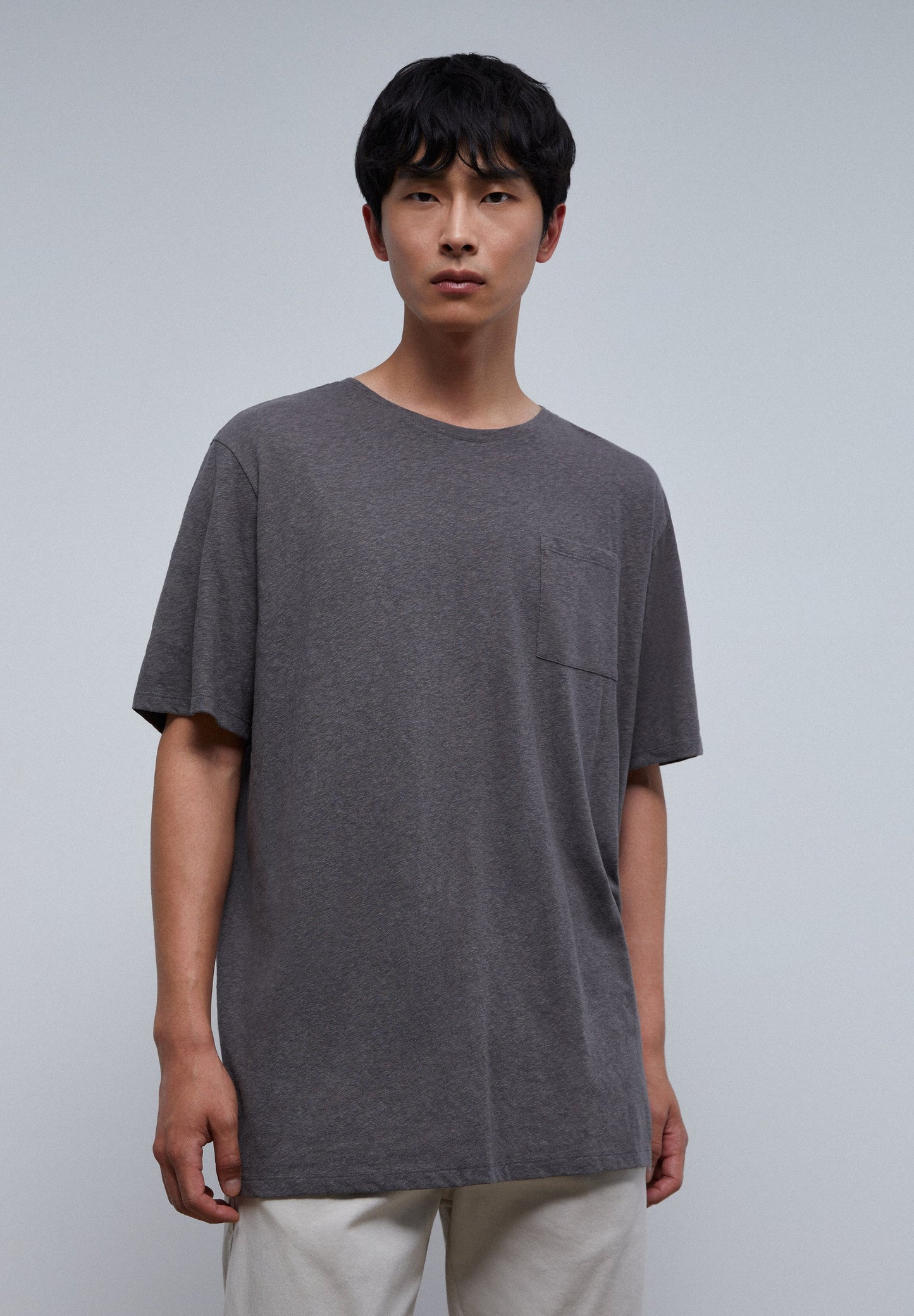 RUSTIC T-SHIRT WITH POCKET