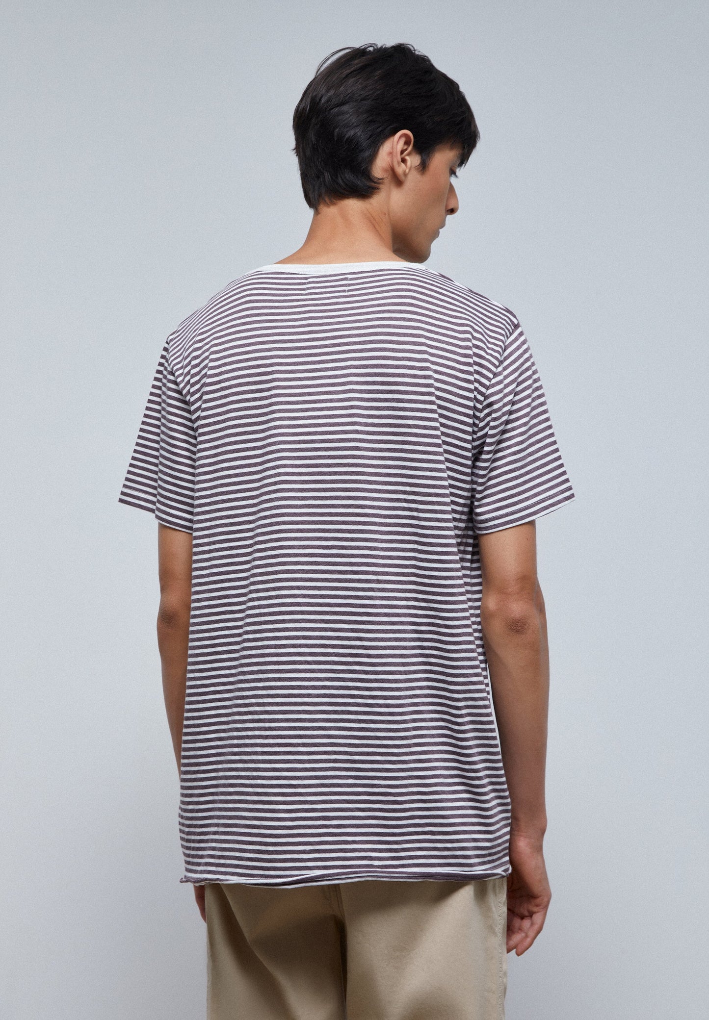 STRIPED T-SHIRT WITH POCKET
