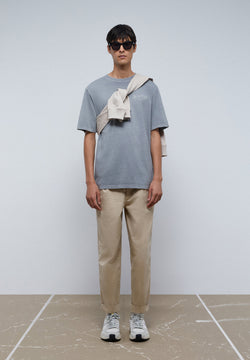 FADED T-SHIRT WITH BACK PRINT