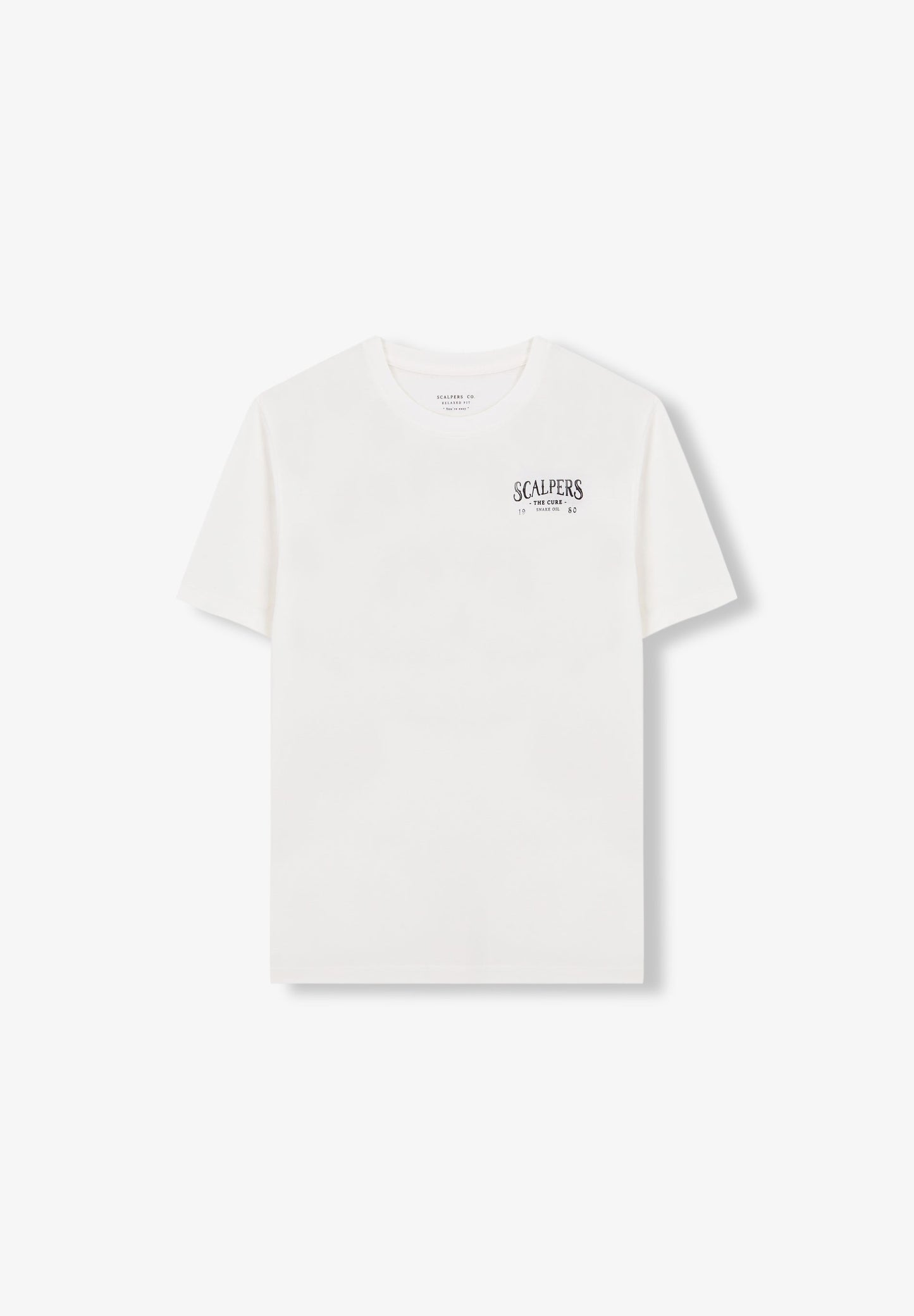 FADED T-SHIRT WITH BACK PRINT