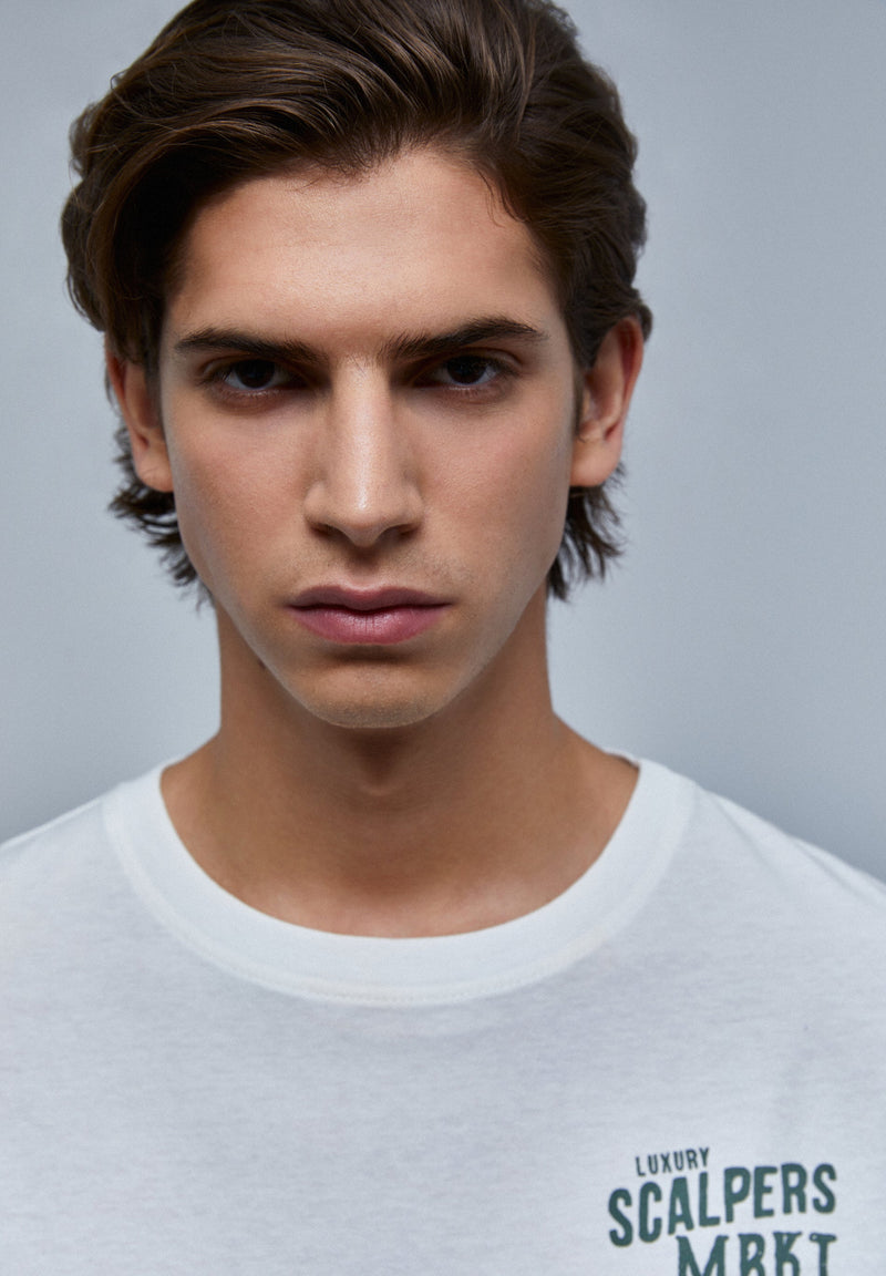 FADED PRINT T-SHIRT