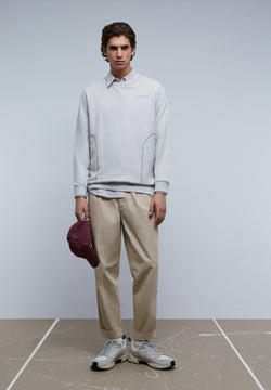 SWEATSHIRT WITH NEON SEAMS