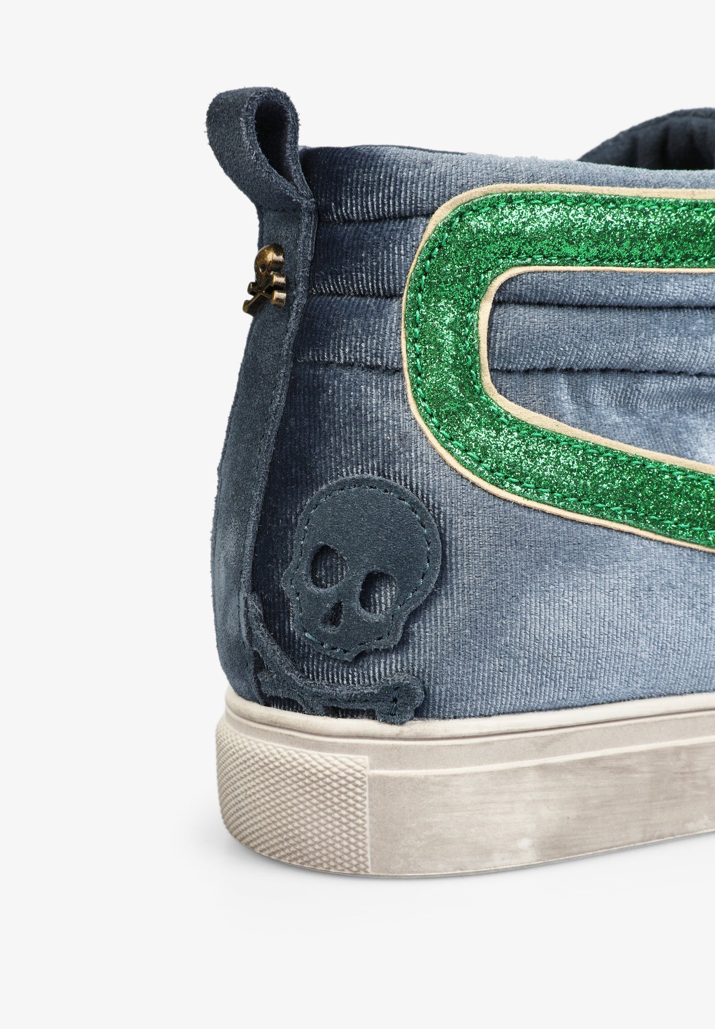 HIGH TOP VELVET SNEAKERS