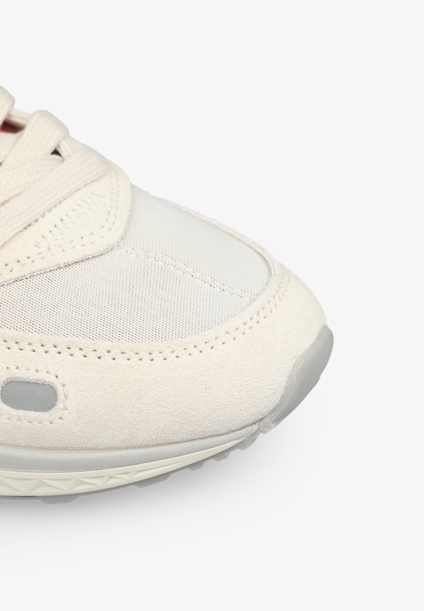 THREE-TONE SUEDE SNEAKERS