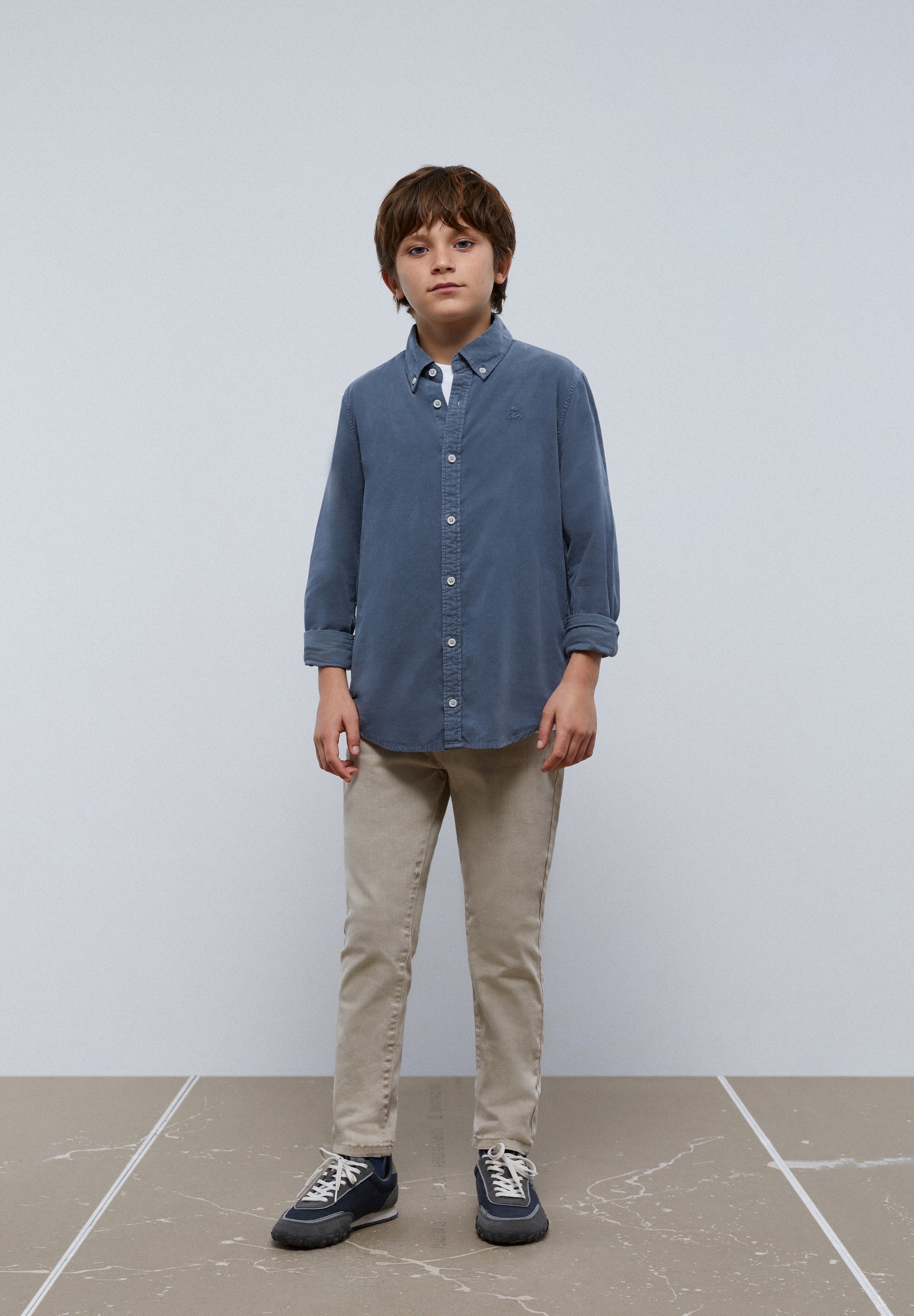 MICRO CORDUROY SKULL SHIRT