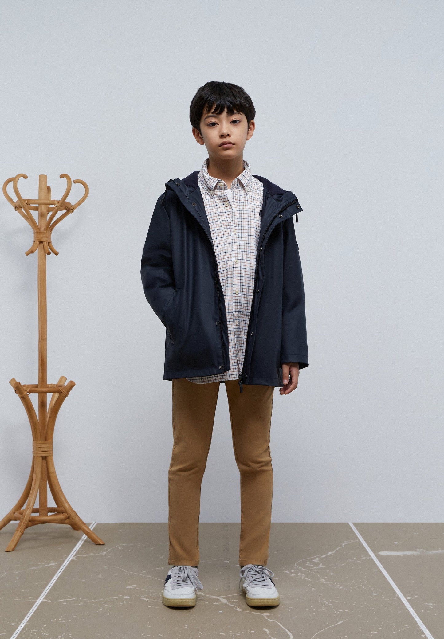 CHECK SHIRT WITH SKULL