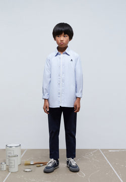 CONTRAST SKULL SHIRT