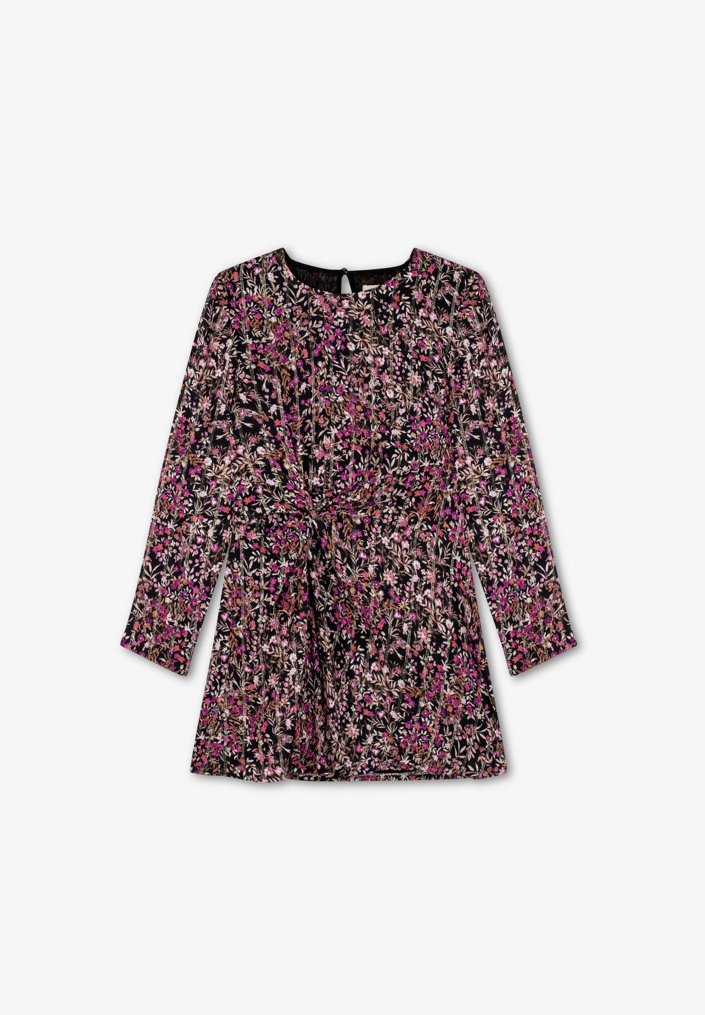 FLORAL DRESS WITH KNOT
