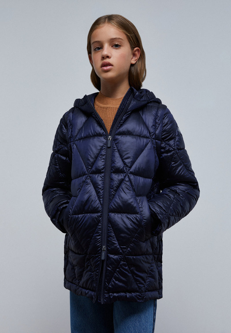 QUILTED METALLIC COAT