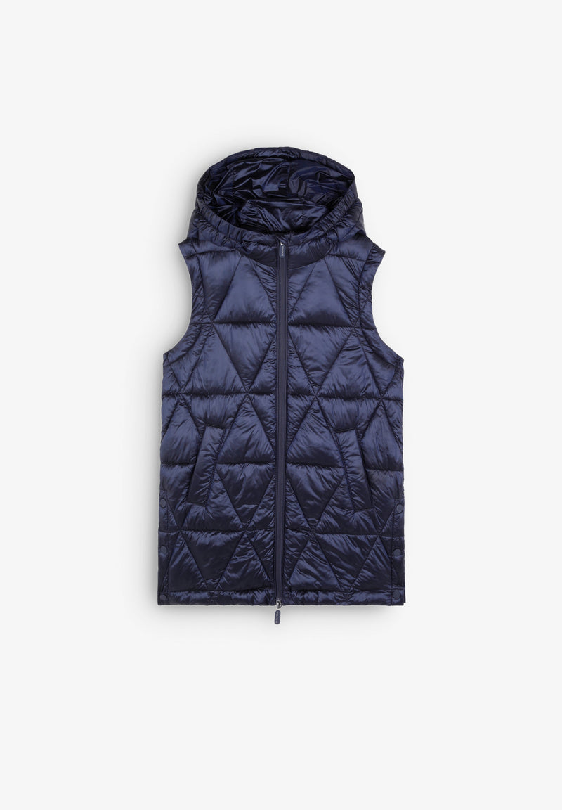 QUILTED METALLIC COAT