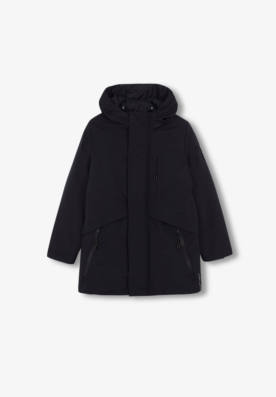 QUILTED PARKA WITH POCKETS