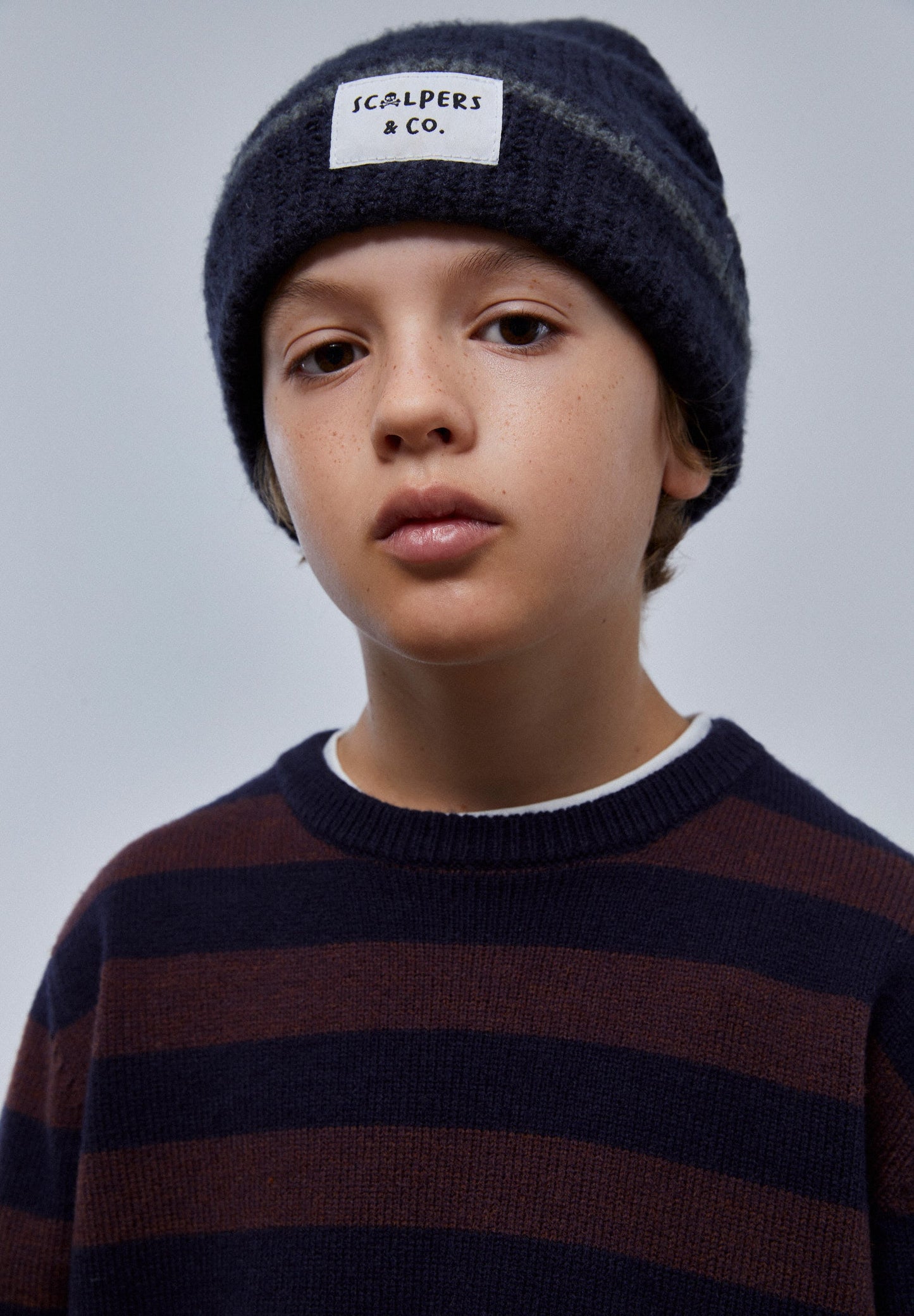 STRIPED KNIT SWEATER