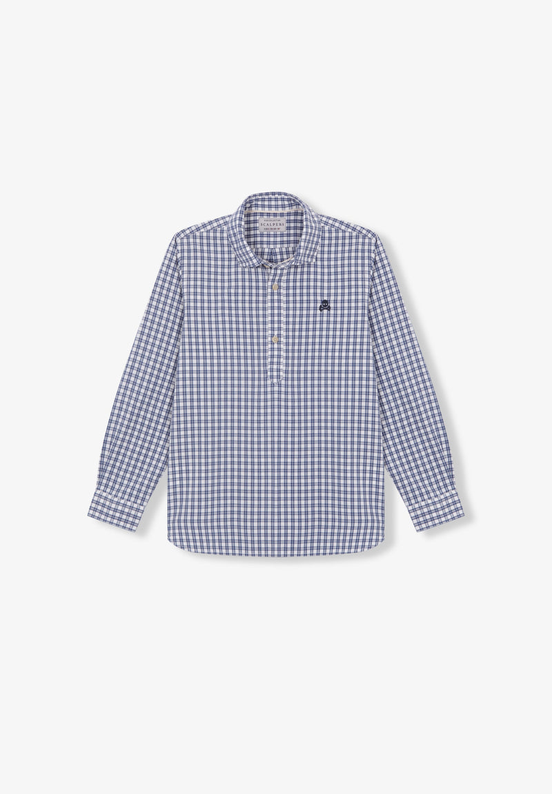 CHECK POLO SHIRT