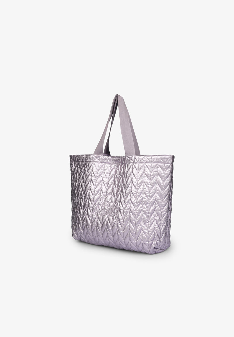 METALLIC TOTE BAG