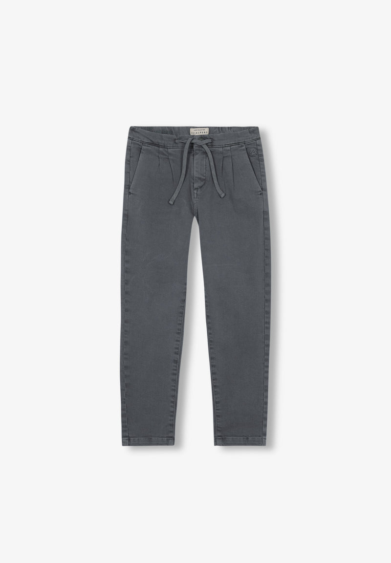 CHINO TROUSERS WITH DARTS