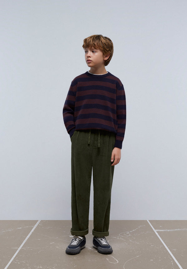 CORDUROY JOGGING TROUSERS