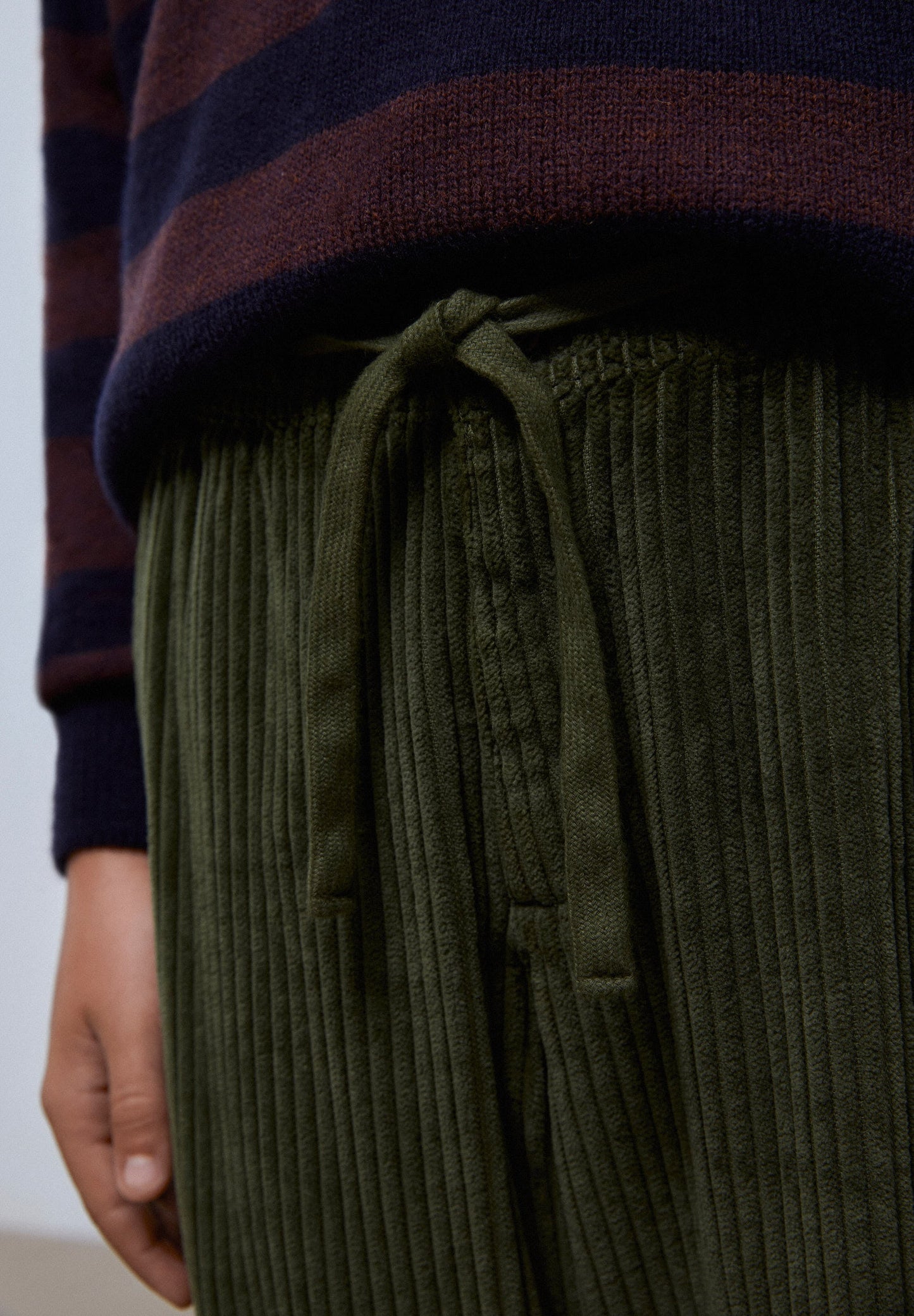 CORDUROY JOGGING TROUSERS