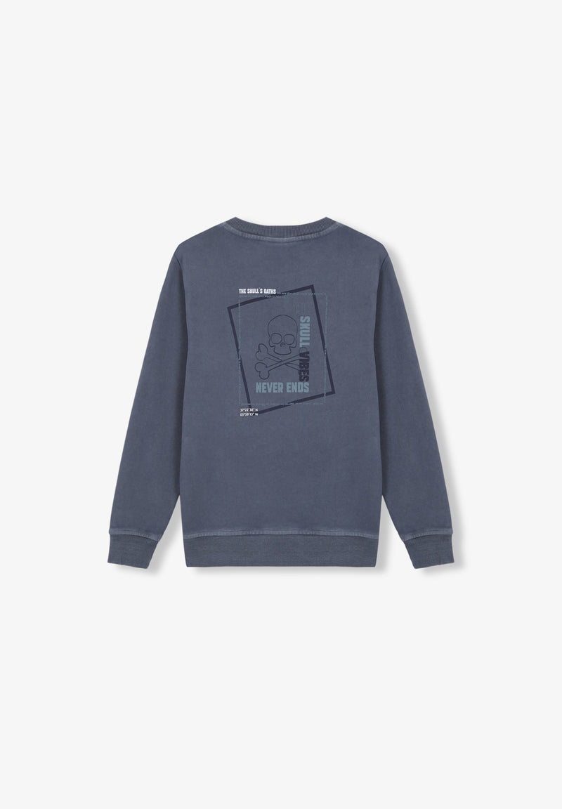 HIGH DENSITY SWEATSHIRT WITH FRONT LOGO