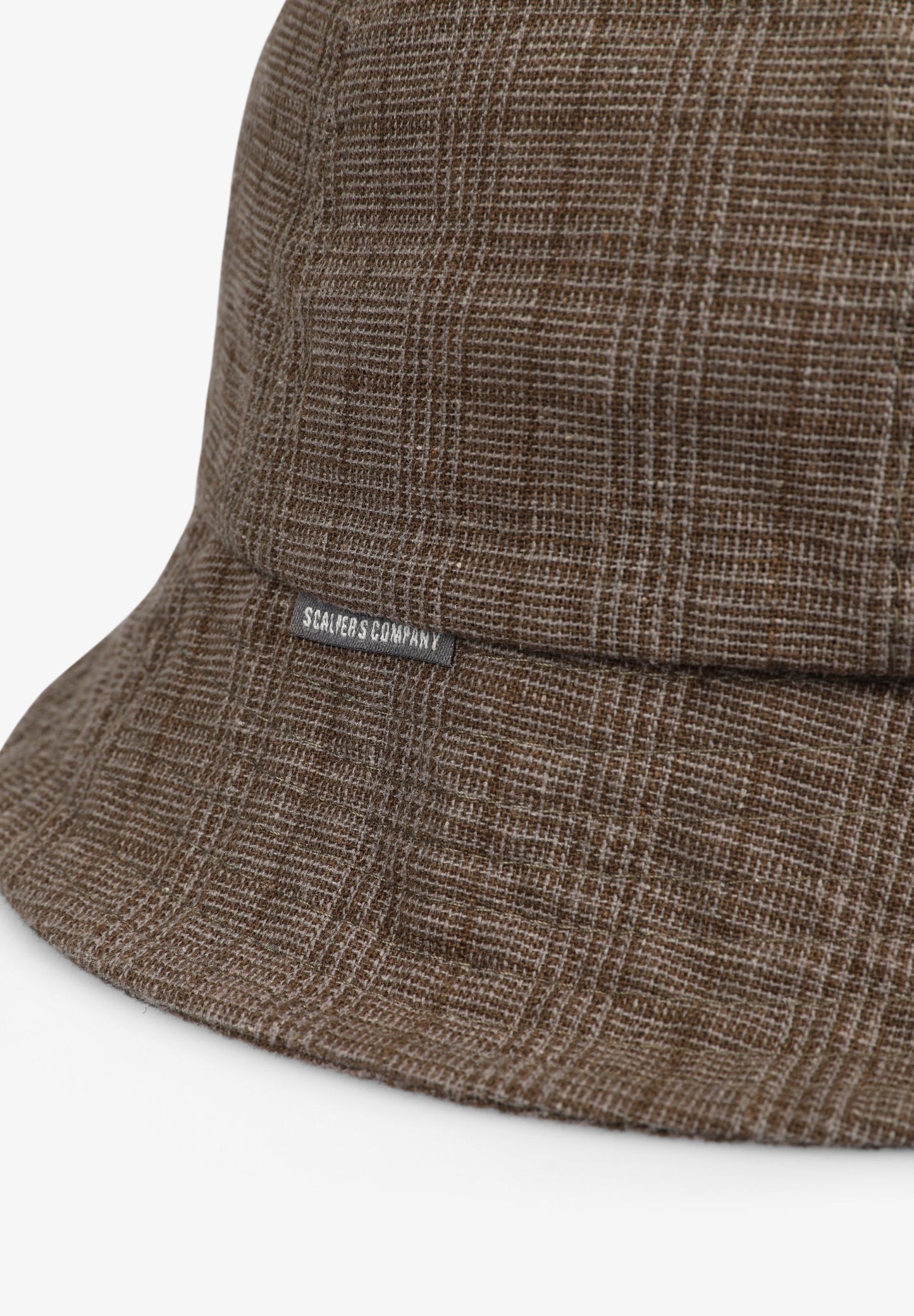 CHECKED BUCKET HAT