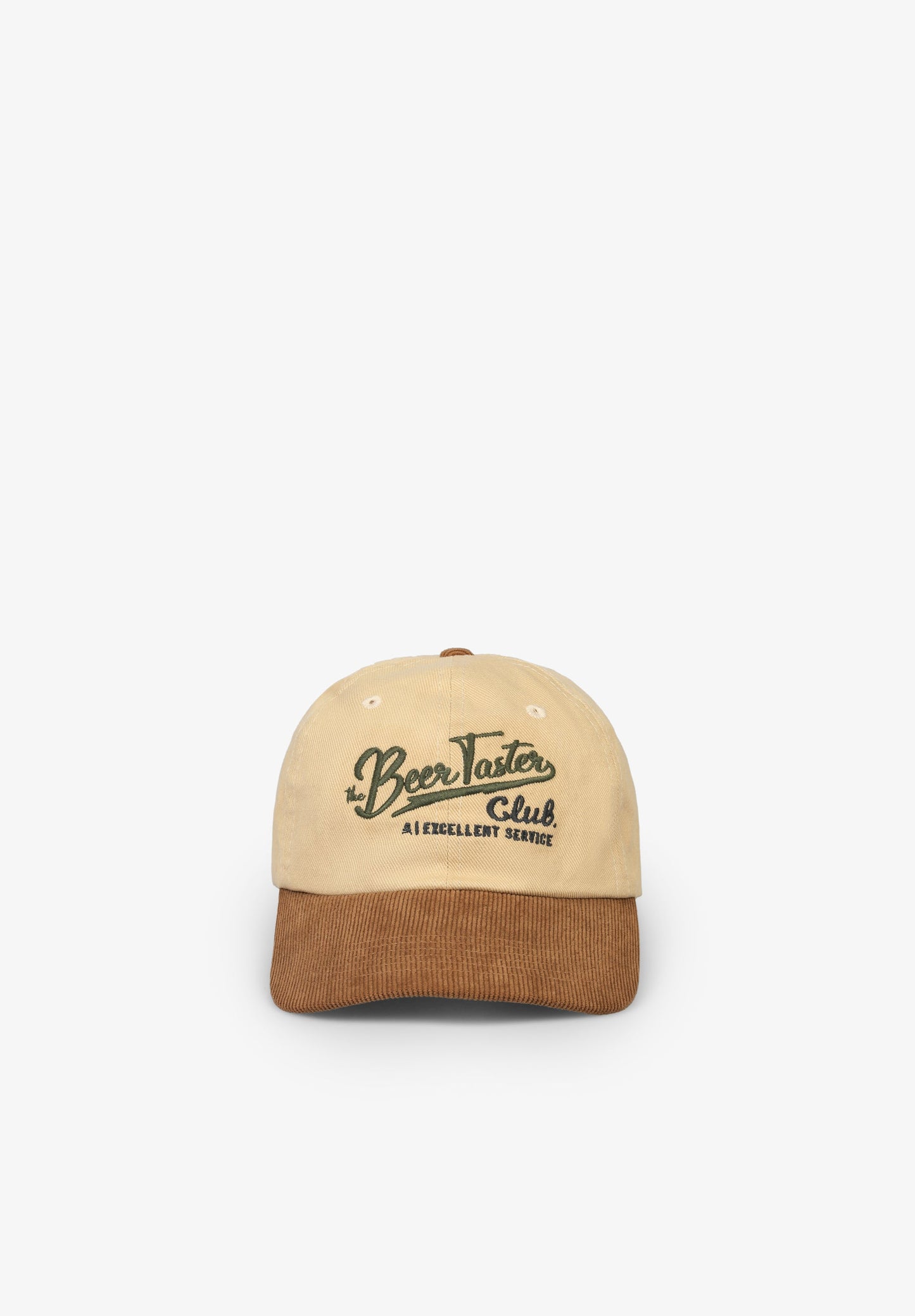 CAP WITH CORDUROY DETAILS