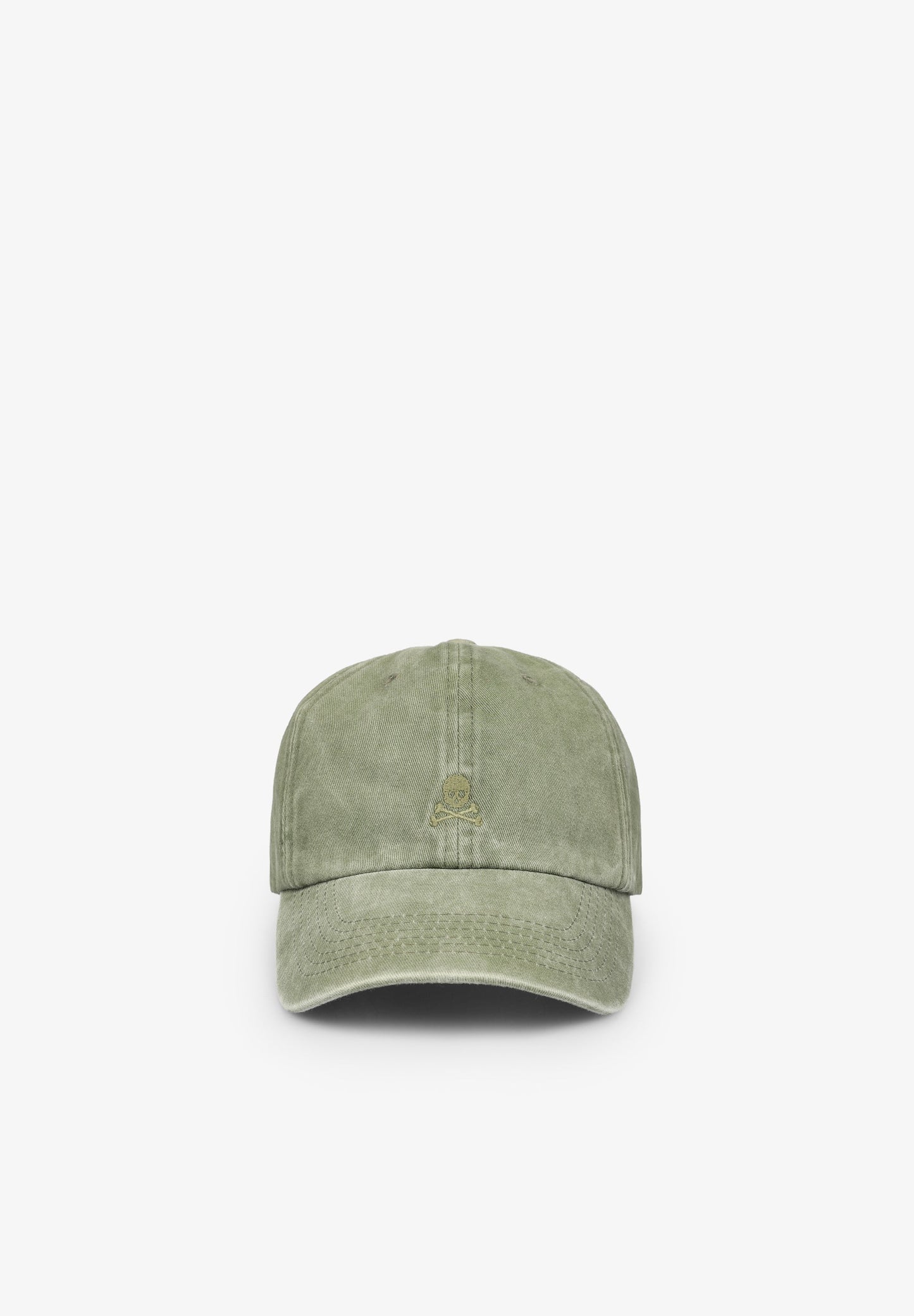 FADED CAP WITH SKULL DETAIL