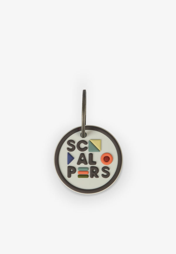 CIRCULAR LOGO KEYCHAIN