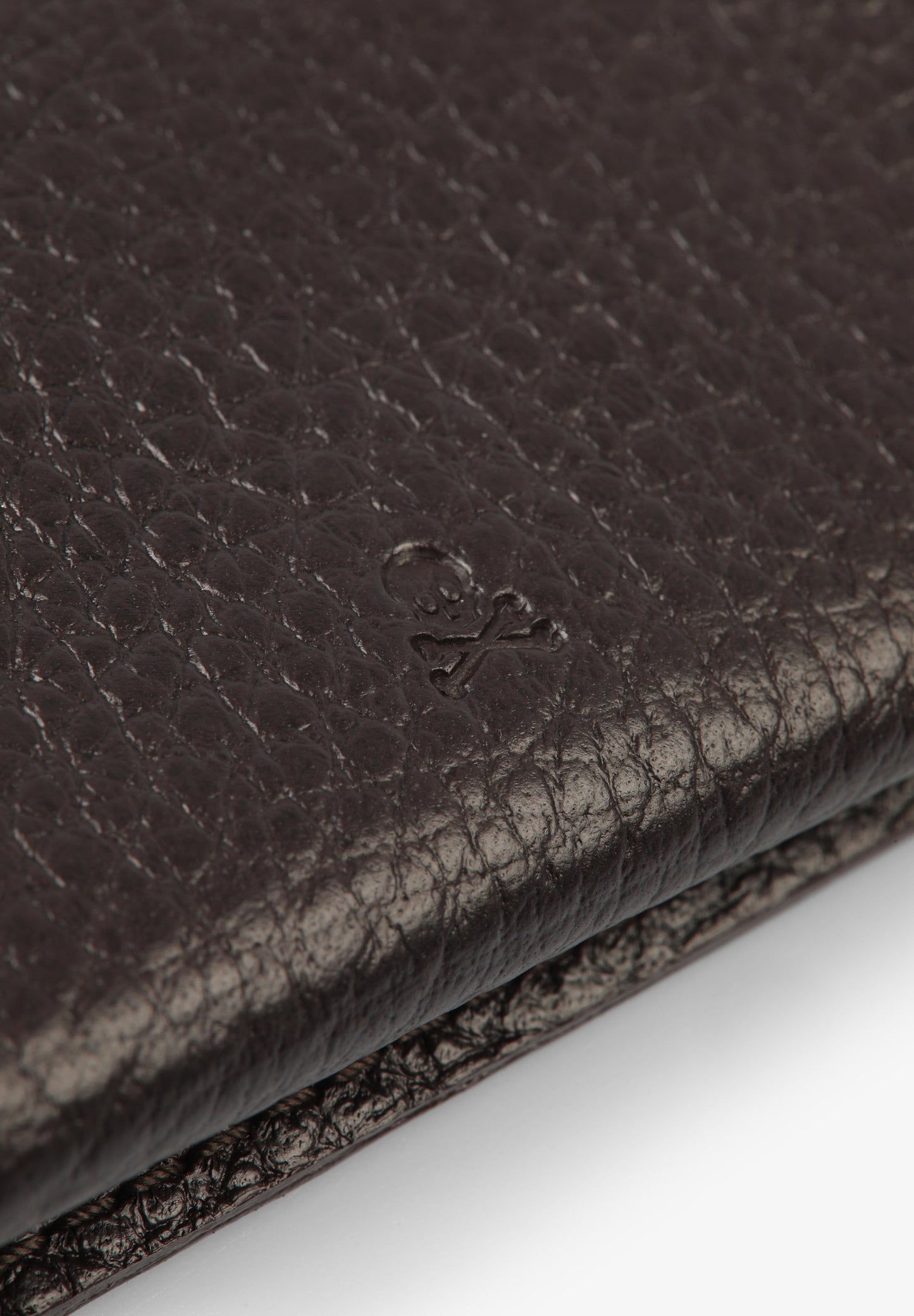 ENGRAVED LEATHER CLUTCH