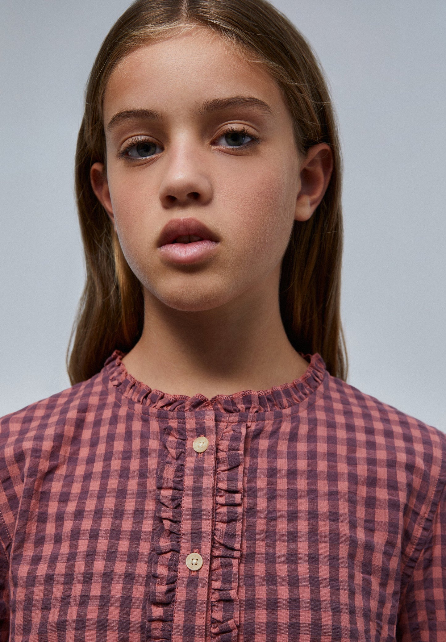 GINGHAM BLOUSE